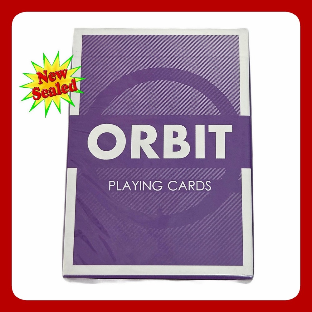 Orbit Third Edition V3 Purple Astronaut Deck New Sealed Playing Cards Cardistry